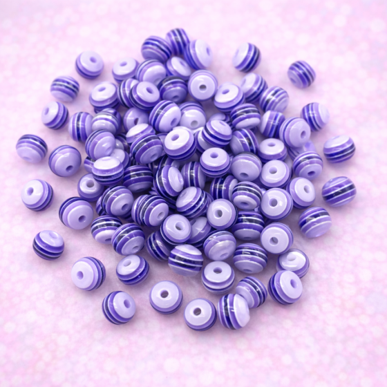 Perlice akrilne ljubičaste 8mm